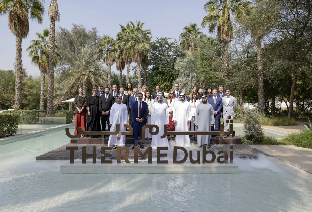 إطلاق مشروع ثيرم دبي. الصورة من مكتب دبي الإعلامي
