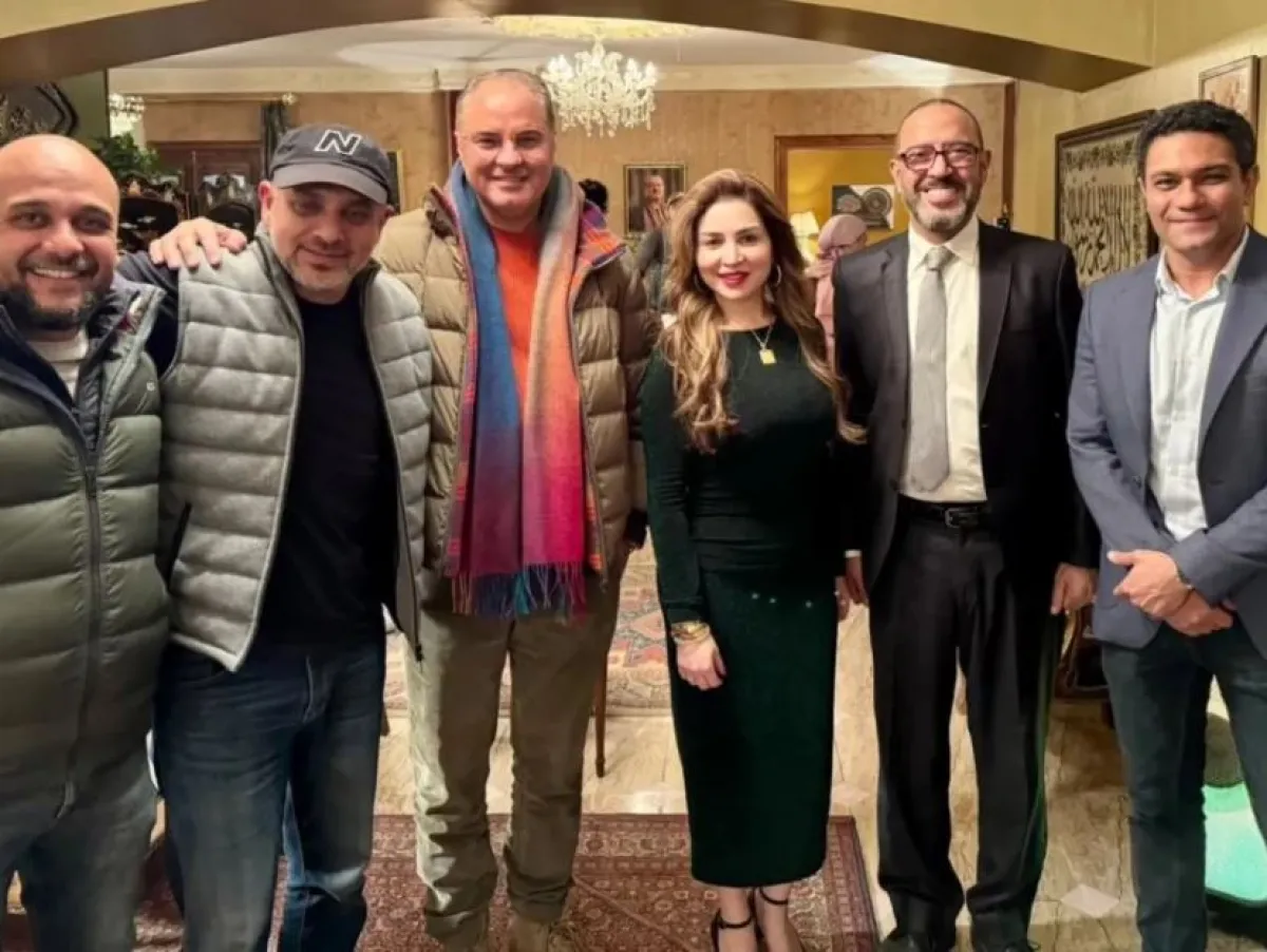 فريق مسلسل قلبي ومفتاحه- الصورة من حساب أشرف عبد الباقي على إنستغرام