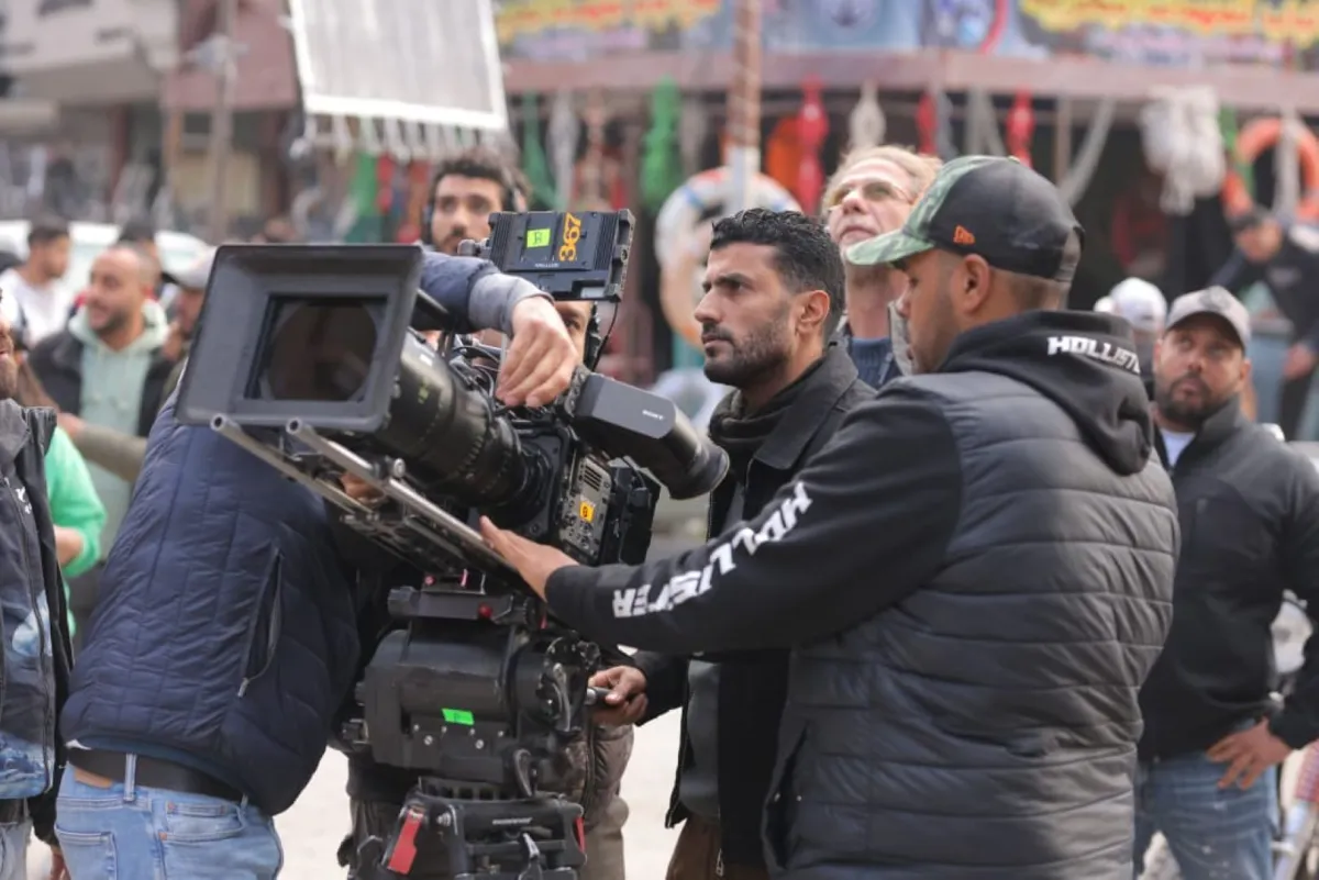 المخرج محمد سامي من كواليس تصوير مسلسل سيد الناس - الصورة من المركز الإعلامي للشركة المنتجة