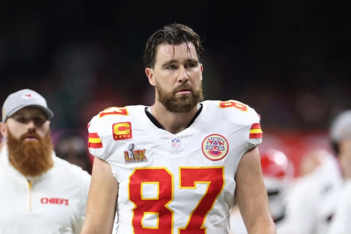 ترافيس كيلسي Travis Kelce - مصدر الصورة:  (Photo by JAMIE SQUIRE / GETTY IMAGES NORTH AMERICA / Getty Images via AFP)