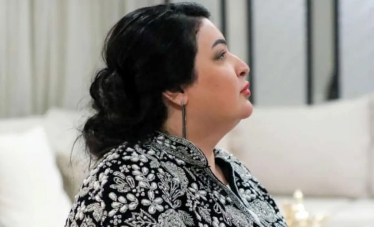 نور حسين  في كواليس مسلسل خذني جيتك الصورة من المصدر