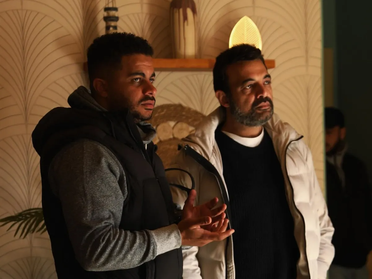 المخرج محمد الخبيري مع المؤلف عمرو محمود ياسين- الصورة من حساب الخبيري على إنستغرام