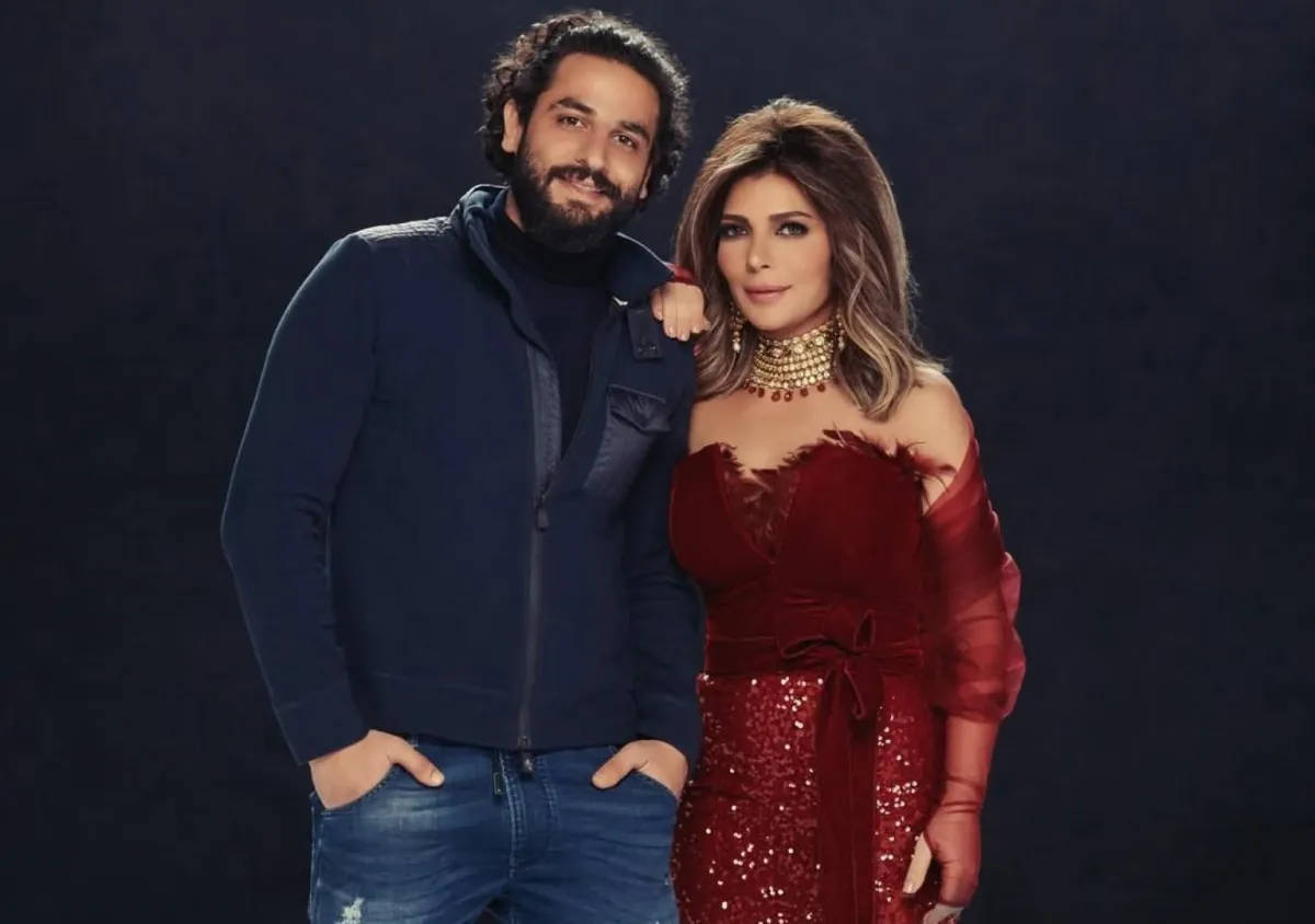 أنس وأصالة نصري - الصورة من حساب أنس على إنستغرام