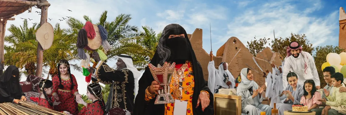 موسم الدرعية الصورة من الحساب الرسمي على إكسعروض عالمية مبهرة في تجربة "خيال السوق" بموسم الدرعية