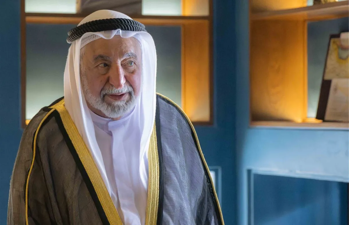  الشيخ الدكتور سلطان بن محمد القاسمي. الصورة من مكتب الشارقة الإعلامي