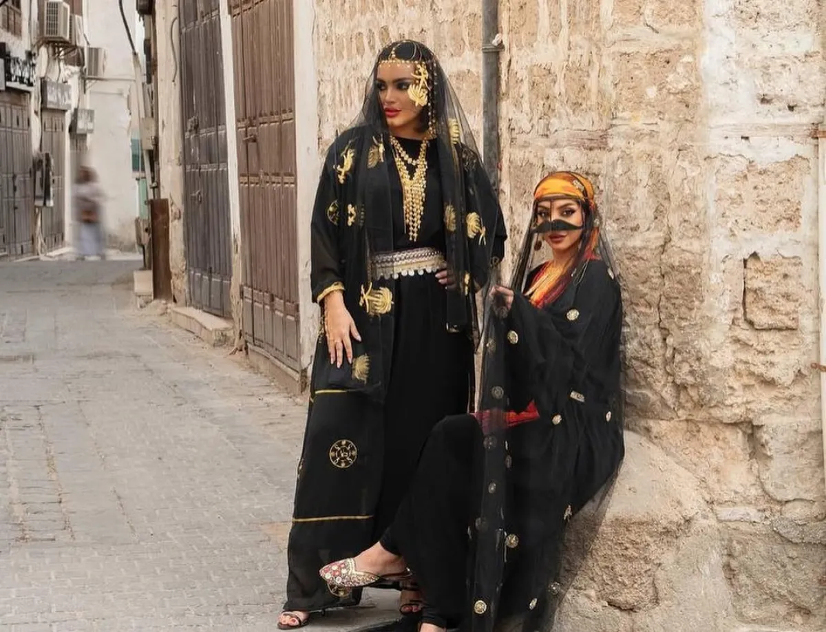 أزياء تراثية للمصممة كاملة عابد - الصورة من حساب المصممة على انستغرام