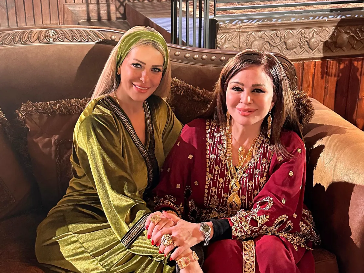 ريم مصطفى واإهام شاهين - الصورة من المكتب الإعلامي لريم مصطفى