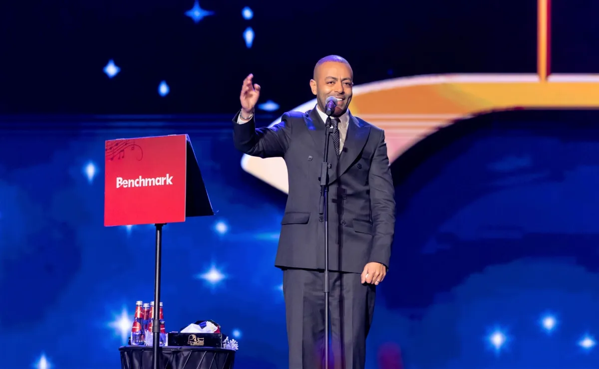 تامر عاشور- الصورة من المركز الاعلامي لشركة بنش مارك