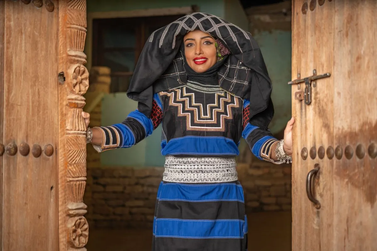 من تصميم المصممة أماني الحميدي 