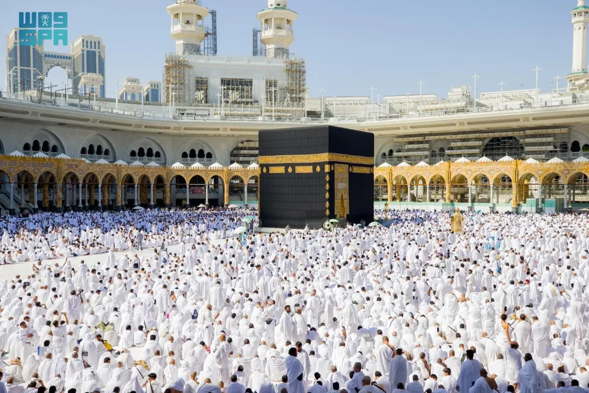الحرمين الشريفين الصورة من وكالة واس