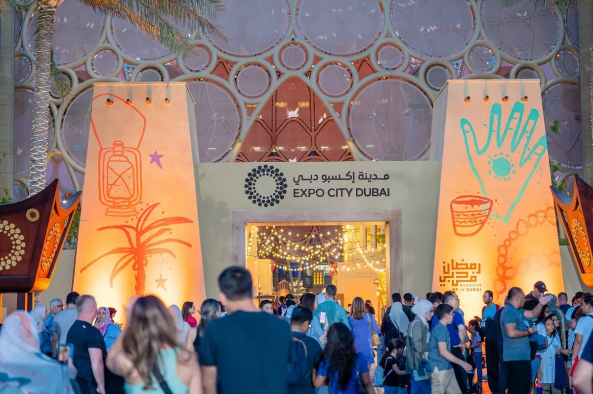 ساحة الوصل في مدينة إكسبو دبي. الصورة من wam