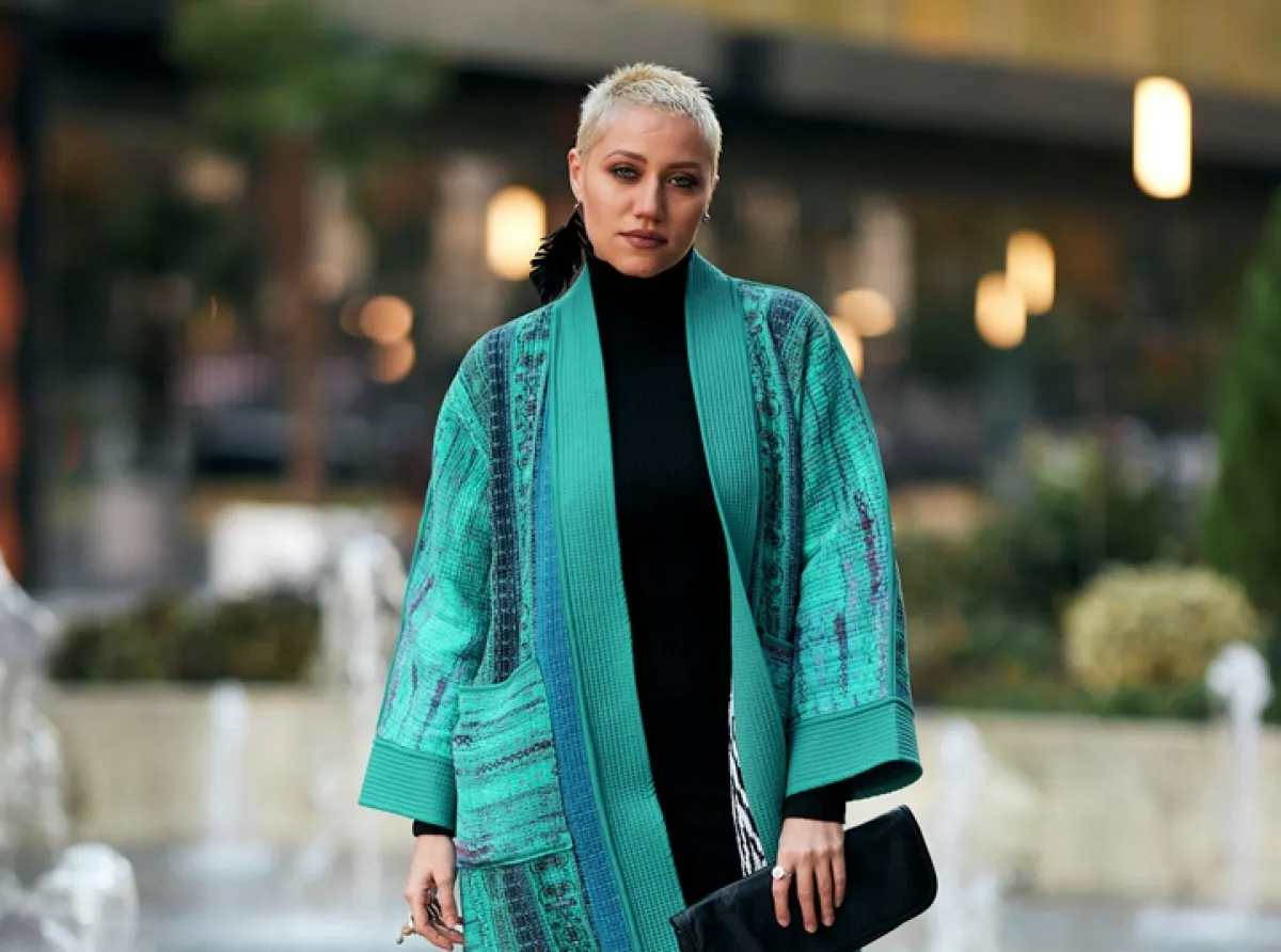 كيمونو بزخارف مميزة - الصورة من Launchmetrics/Spotlight ©