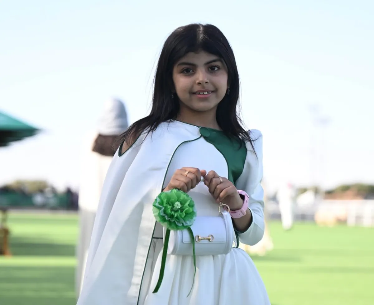 صورة طفلةمشاركة في كأس السعودية- تصوير بشير صالح