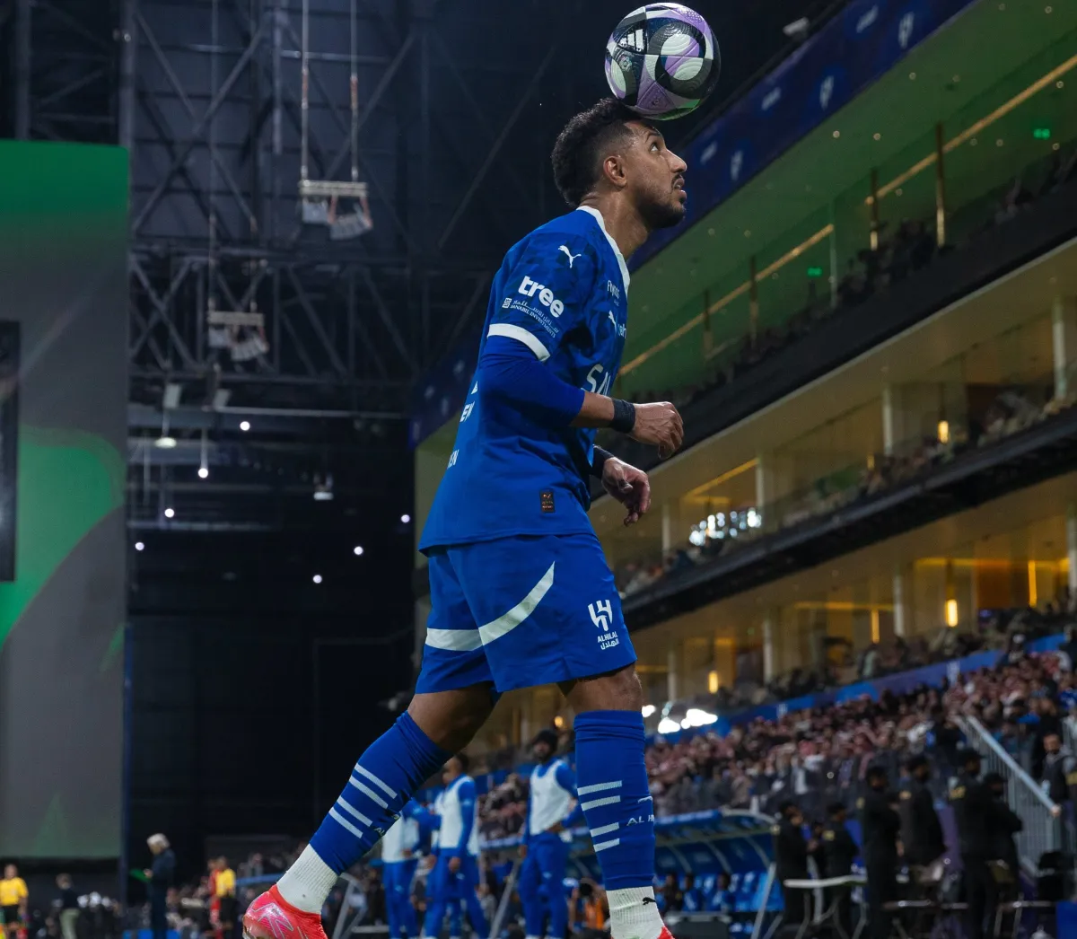 سالم الدوسري يوضح موقفه من تمديد العقد مع الهلال - الصورة من حساب الهلال السعودي على إكس