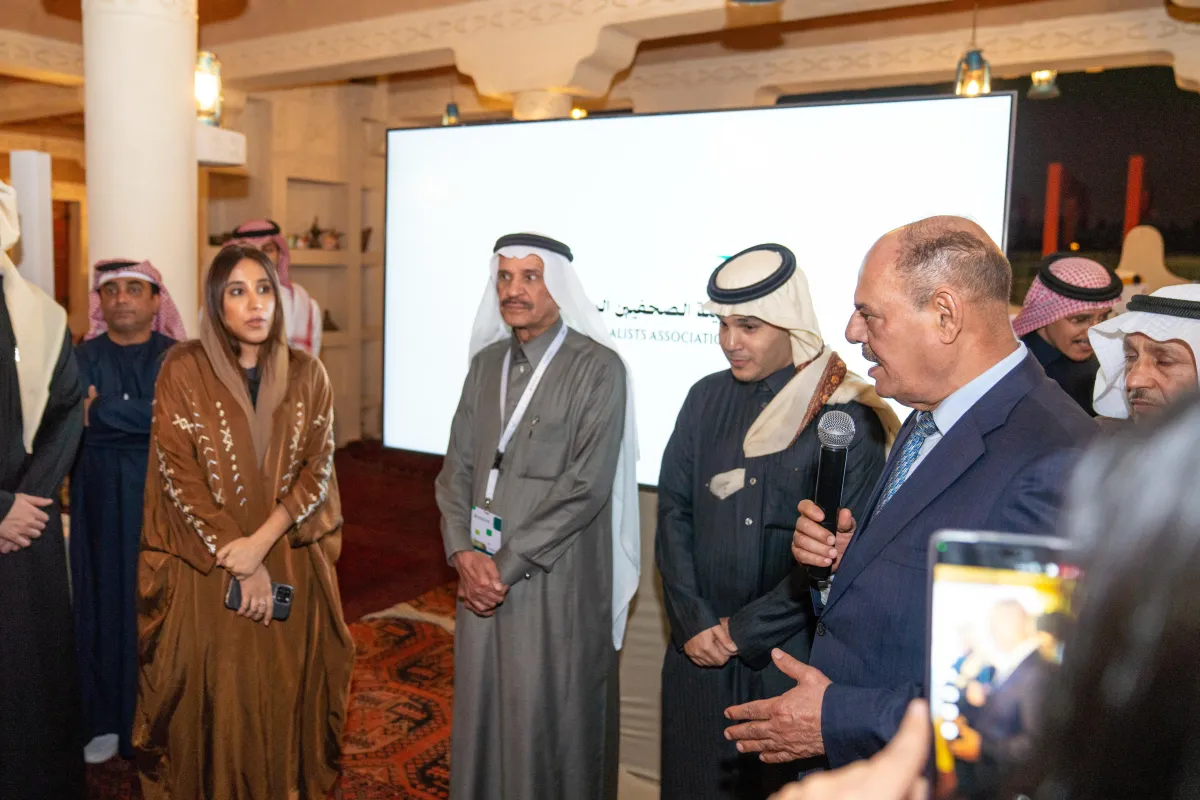 خلال إطلاق الهوية الجديدة لهيئة الصحفيين السعوديين