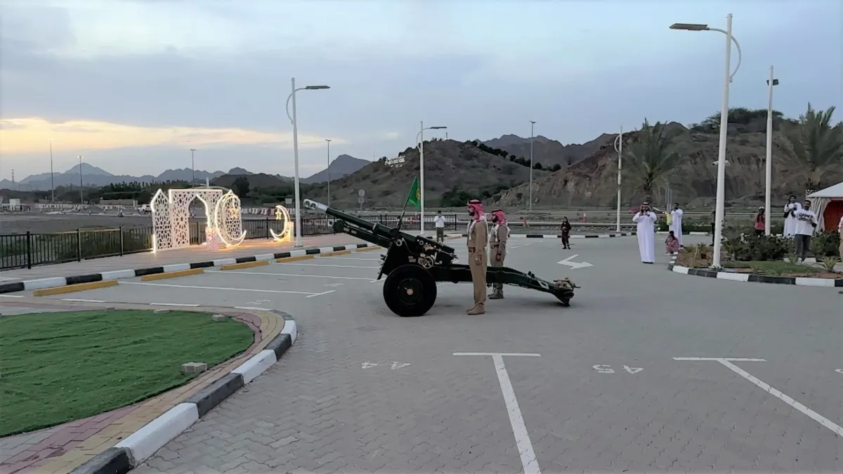 مدفع رمضان في دبي_ الصورة من وام