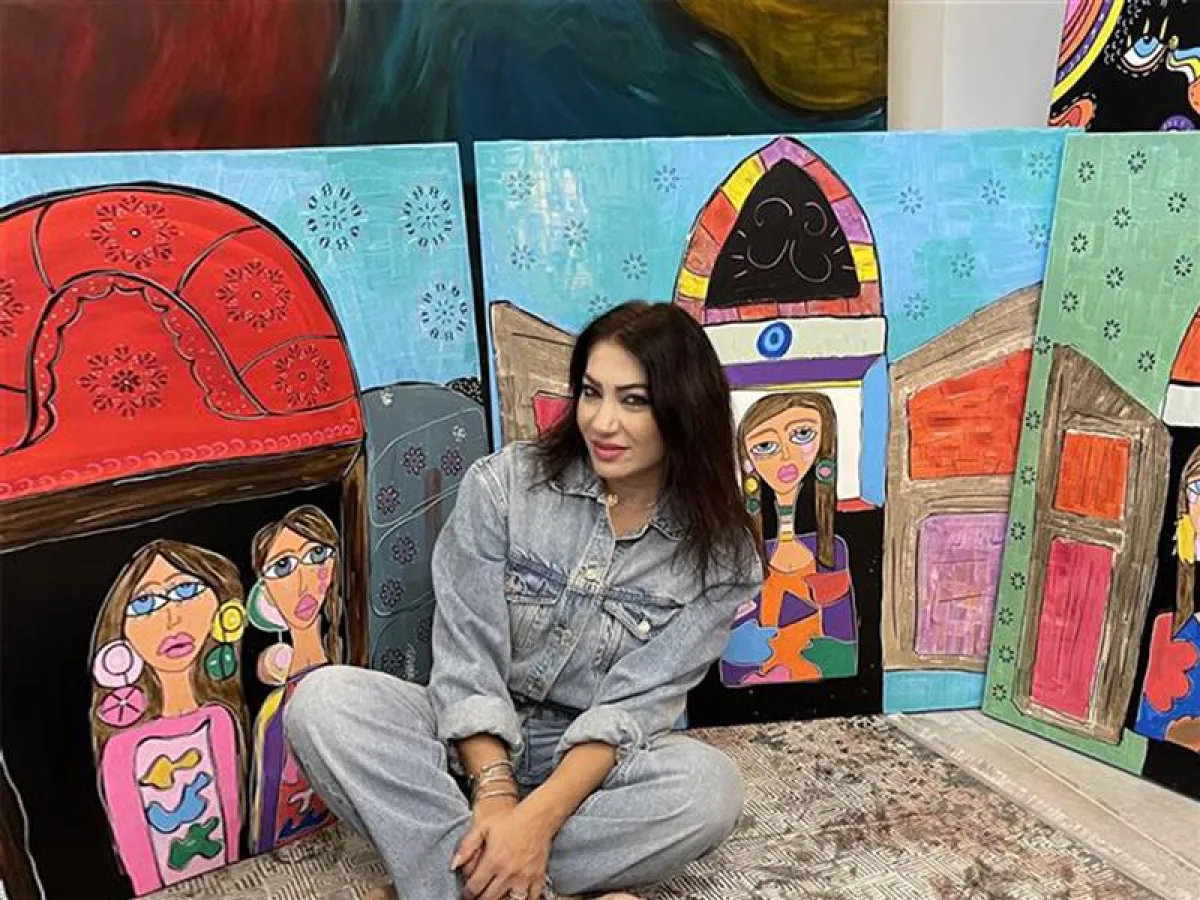 الفنانة التشكيلية نتالي بنوت