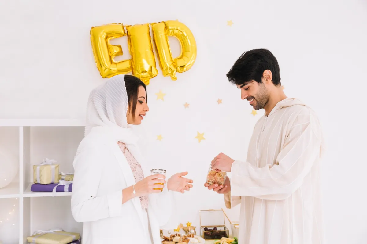  رسائل تهنئة بعيد الفطر للزوج 2025