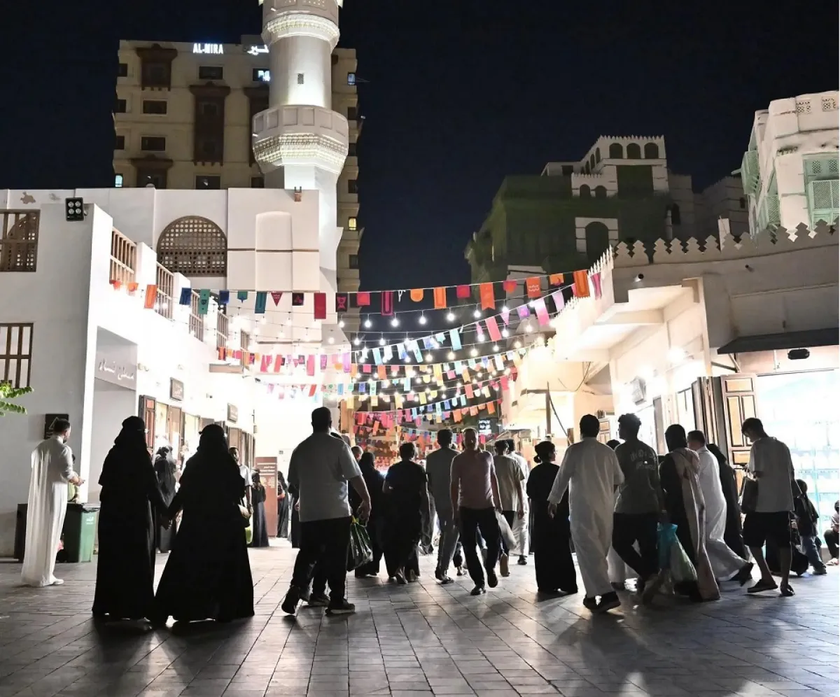 جدة التاريخية تتزين بقدوم شهر رمضان المبارك - الصورة من واس