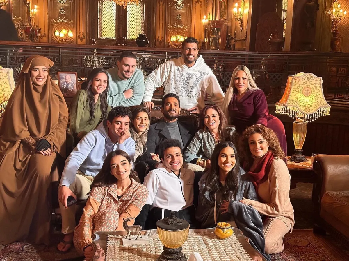 أبطال سيد الناس- الصورة من حساب إلهام شاهين على إنستغرام