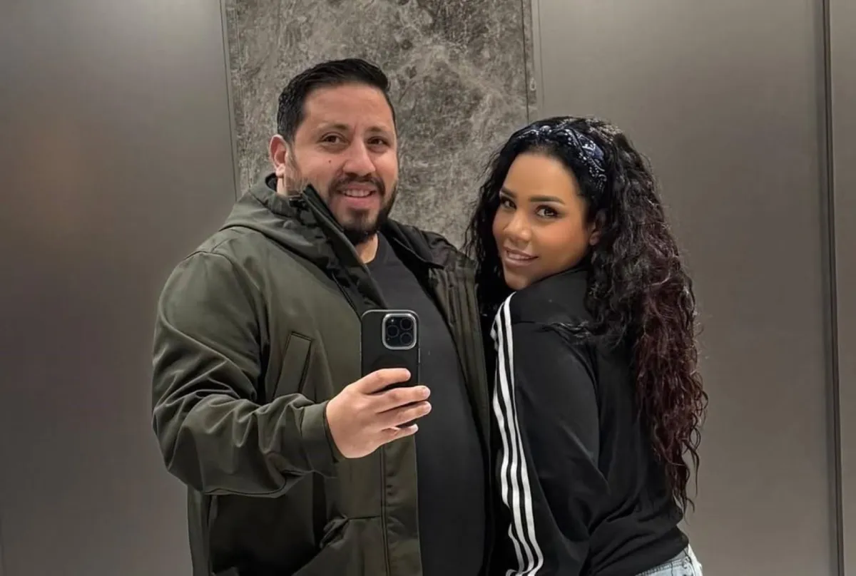 شيماء سيف ومحمد كارتر الصورة من صفحته على انستغرام