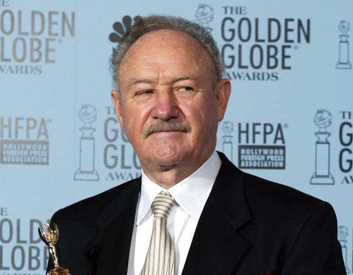 جين هاكمان في غولدن غلوب 2003 ( Gene Hackman at Golden Globe Awards). مصدر الصورة: HECTOR MATA / AFP