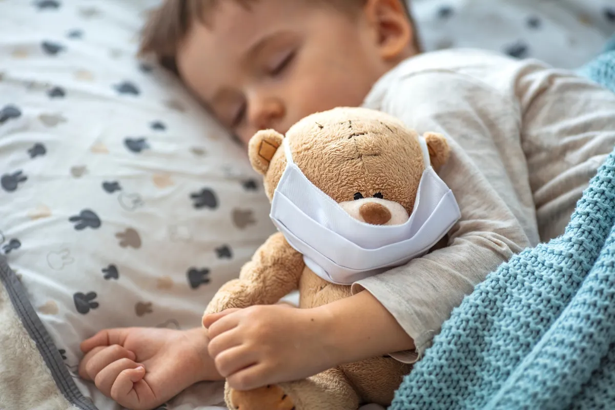 صورة لطفل نائم