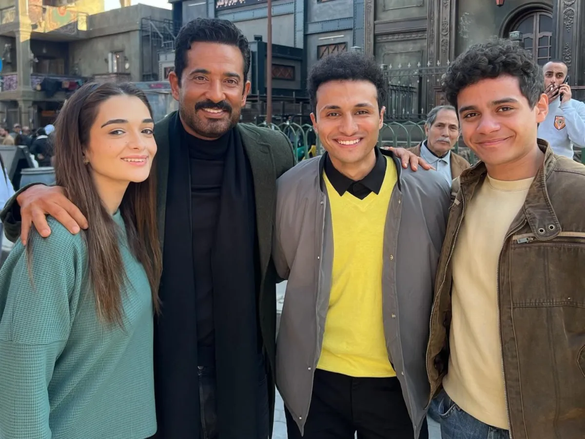 كواليس سيد الناس - الصورة من حساب ملك أحمد زاهر على انستغرام