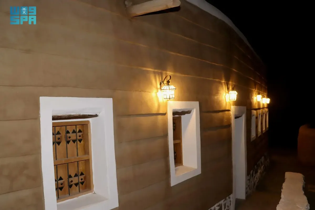  تجديد مسجد الحوزة. الصورة من واس