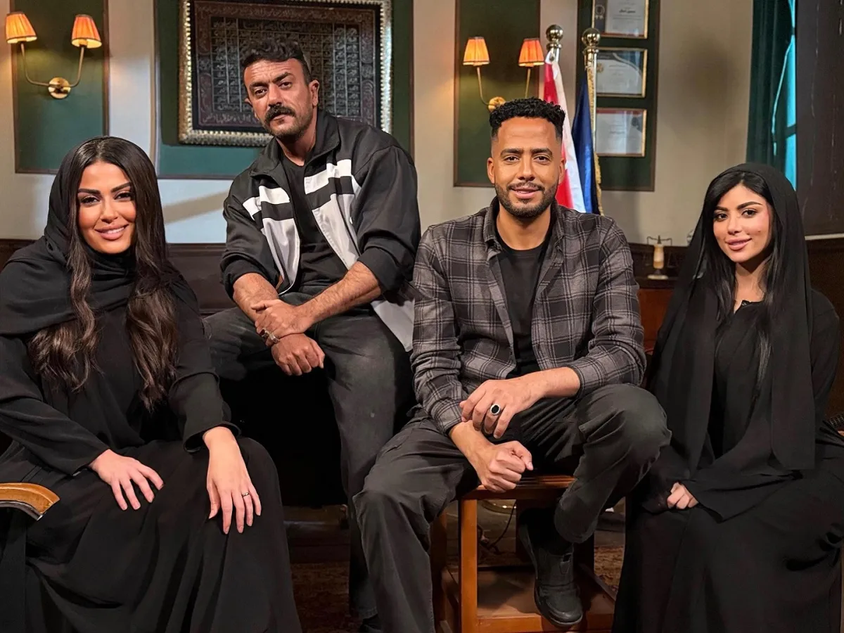 ابطال مسلسل فهد البطل - الصورة من حساب عصام السقا على انستغرام