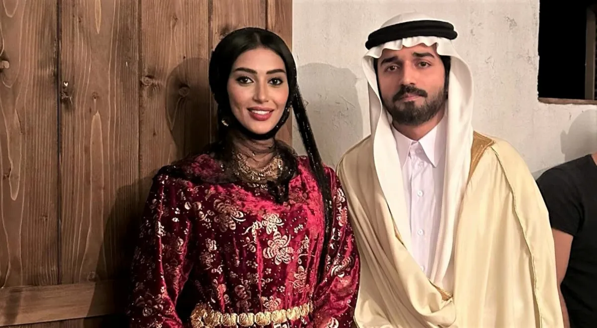 أميرة الشريف وبراء عالم-الصورة من  حسابها على انستغرام