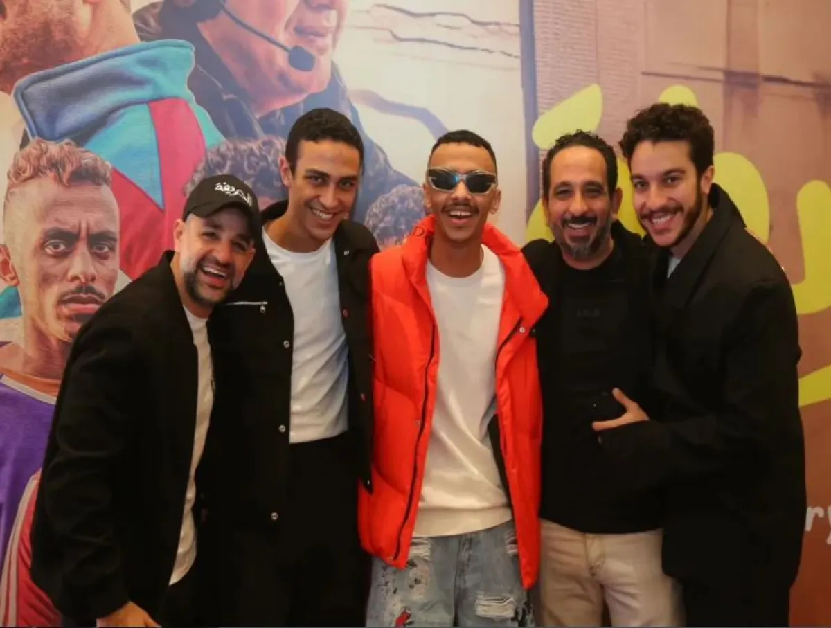 أبطال وصناع فيلم الحريفة الجزء الأول- الصورة من صفحة الشركة المنتجة على فيسبوك