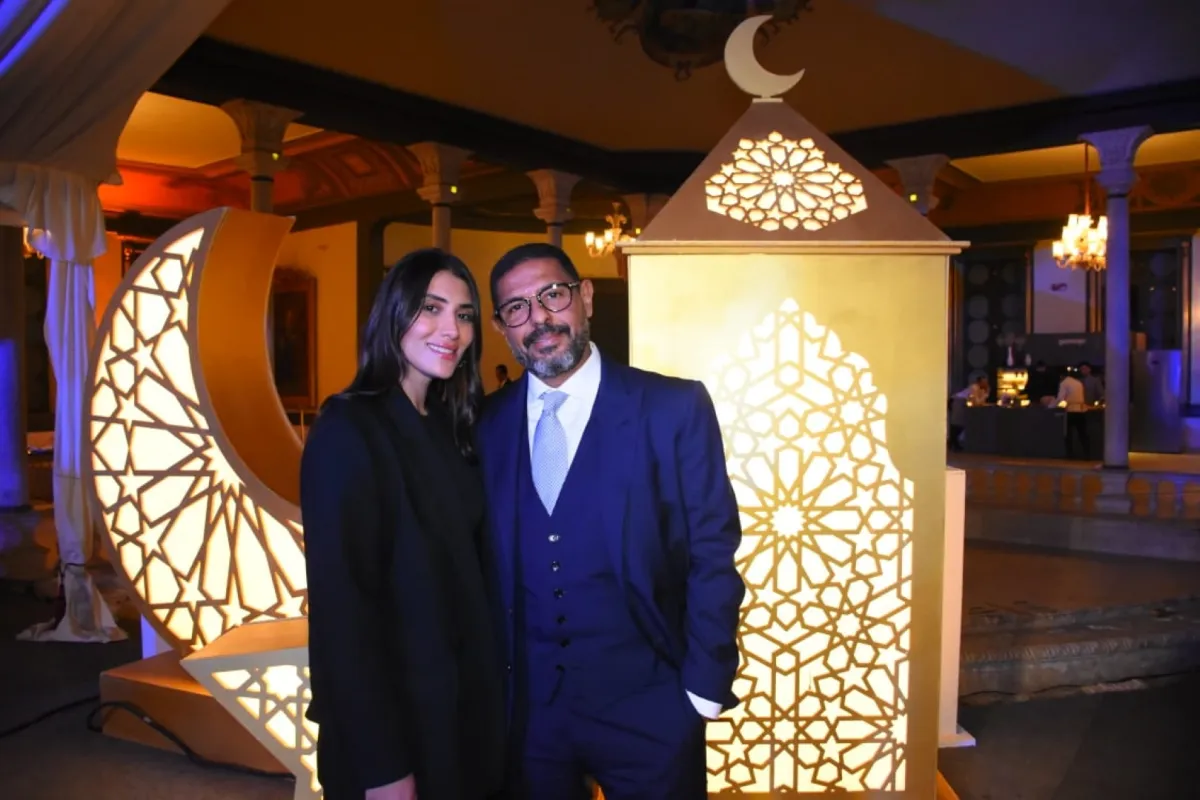 هاني فرحات من حفل مؤسسة مجدي يعقوب - الصورة من المكتب الإعلامي للمايسترو هاني فرحات