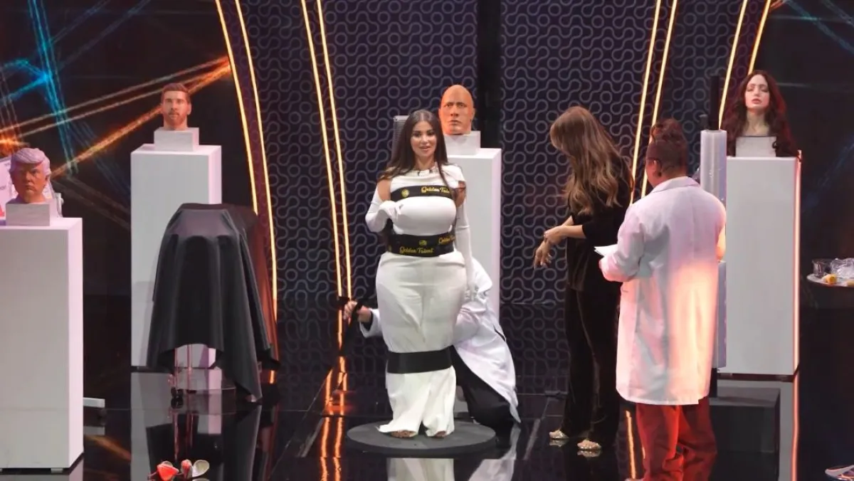 هدى الأتربي ببرنامج رامز ايلون مصر - الصورة من الحساب الخاص لـ رامز جلال على X