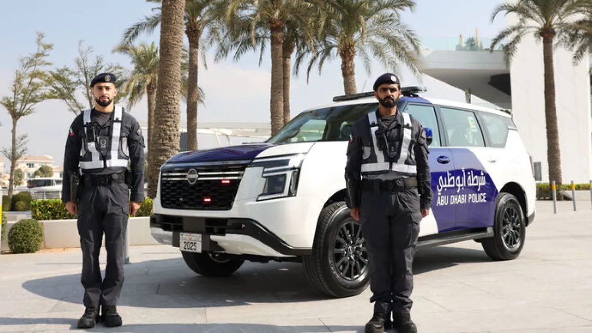 شرطة أبوظبي. الصورة من مكتب أبوظبي الإعلامي