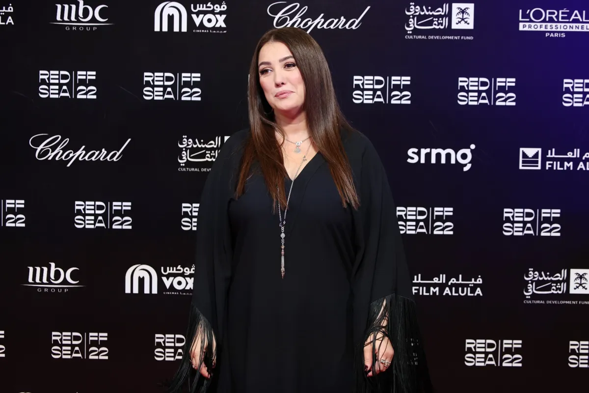 كندة علوش خلال حضورها في مهرجان البحر الأحمر السينمائي( مصدر الصورة:  Daniele Venturelli/Getty Images for The Red Sea International Film Festival)