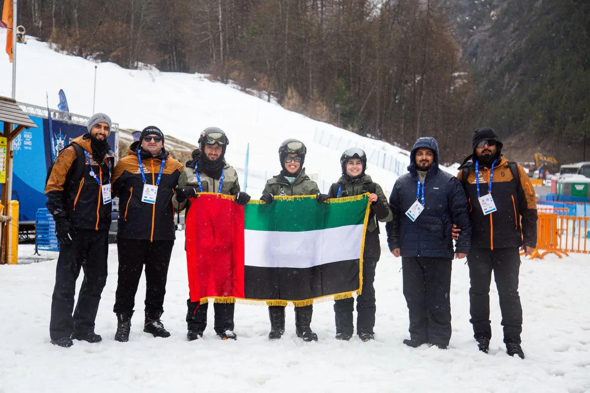  فريق الأولمبياد الخاص الإماراتي. الصورة من wam