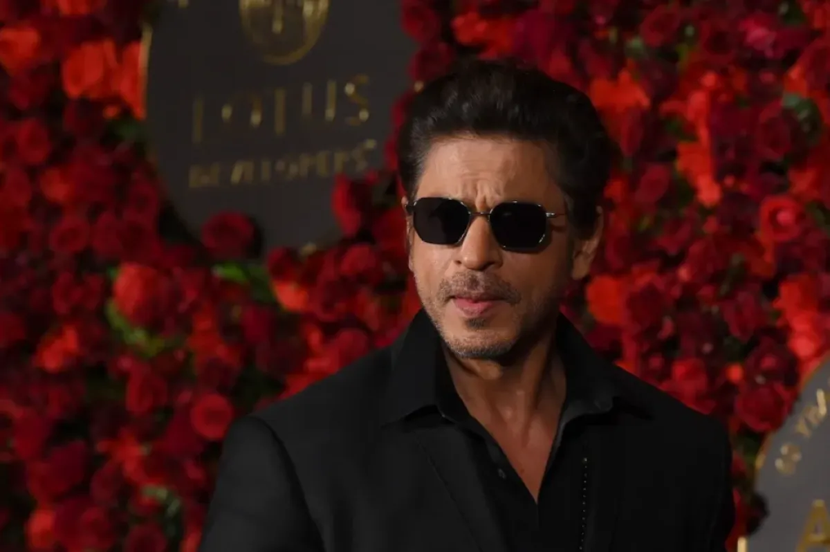 شاروخان في مومباي (Shah Rukh Khan in Mumbai)- مصدر الصورة: SUJIT JAISWAL / AFP