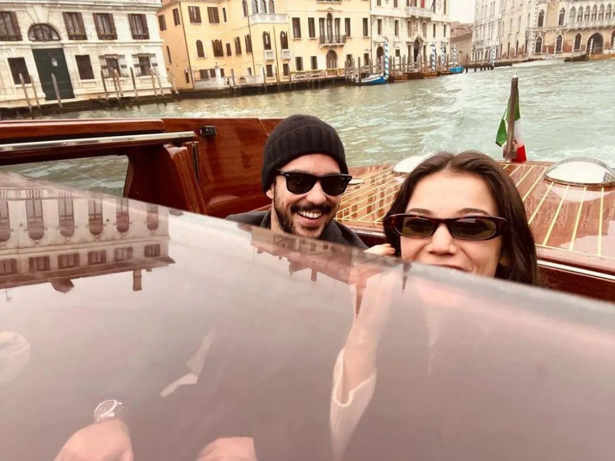 بينار دينيز وكان يلديرم-الصورة من حساب كان على انستغرام