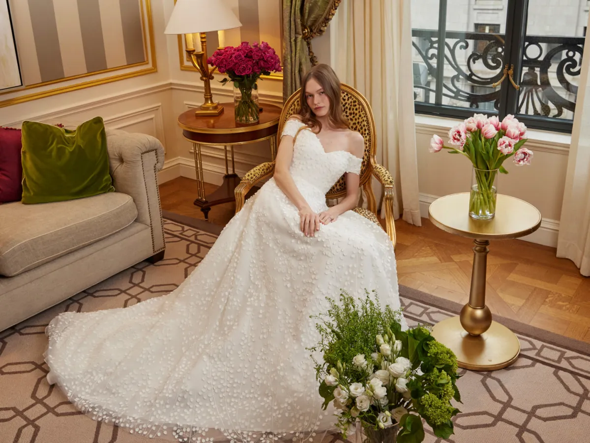 فستان زفاف من سارة نوري Sareh Nouri- الصورة من Launchmetrics/Spotlight ©