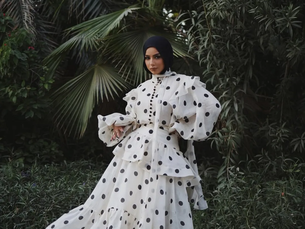 مدونة الموضة سهى طه - الصورة من حسابها على إنستغرام