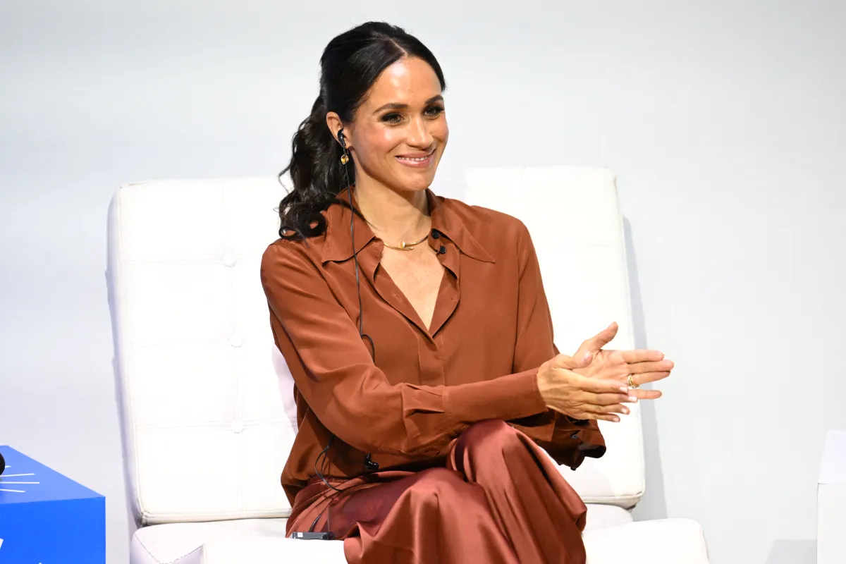 ميغان ماركل في كولومبيا (Meghan Markle in Colombia). مصدر الصورة: Raul ARBOLEDA / AFP