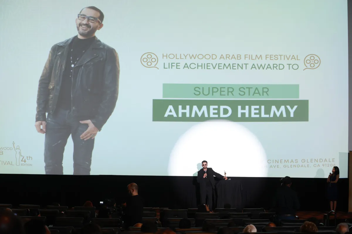 احمد حلمى من مهرجان هوليود للفيلم العربي