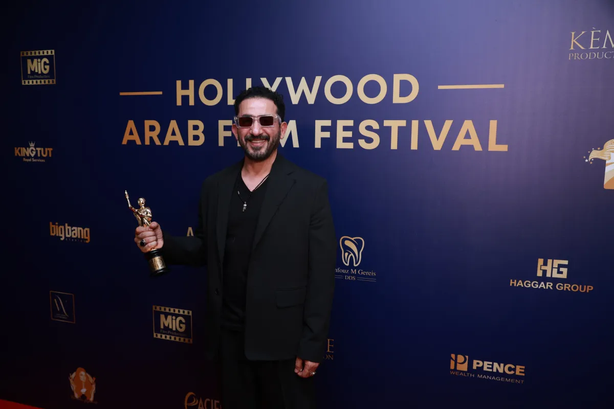 تكريم احمد حلمى في مهرجان هوليود للفيلم العربي