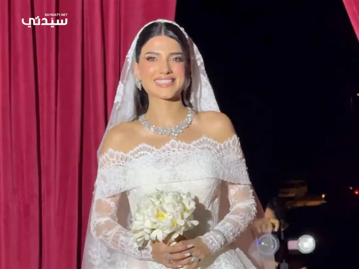 العروس نارين بيوتي في حفل زفافها - تصوير خاص لسيدتي