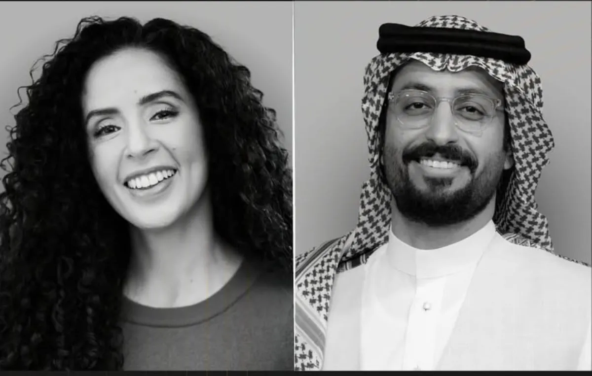 خالد صقر وعائشة كاي - الصورة من صفحة مهرجان افلام السعودية على إنستغرام