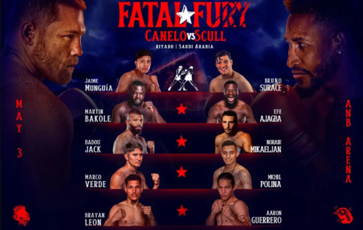 الملاكمة الاستثنائية Fatal Fury تنطلق في الرياض بمشاركة نجوم العالم في مايو المقبل