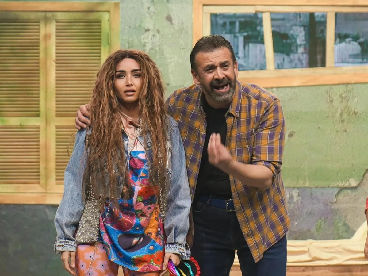 هنا الزاهد وكريم عبد العزيز - الصورة من حساب هنا الزاهد على فيسبوك