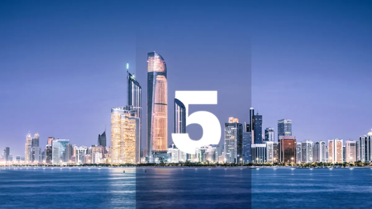 أبوظبي تتقدم في تصنيفات المدن الذكية العالمية. الصورة من مكتب أبوظبي الإعلامي