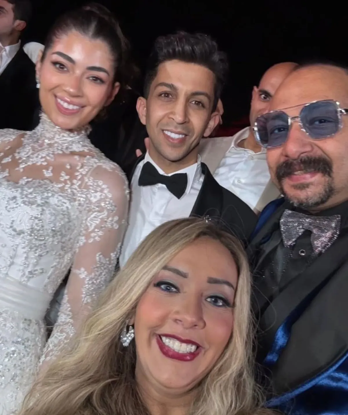 حفل زفاف ليلى أحمد زاهر وهشام جمال الصورة من صفحة محمد ثروت على انستغرام